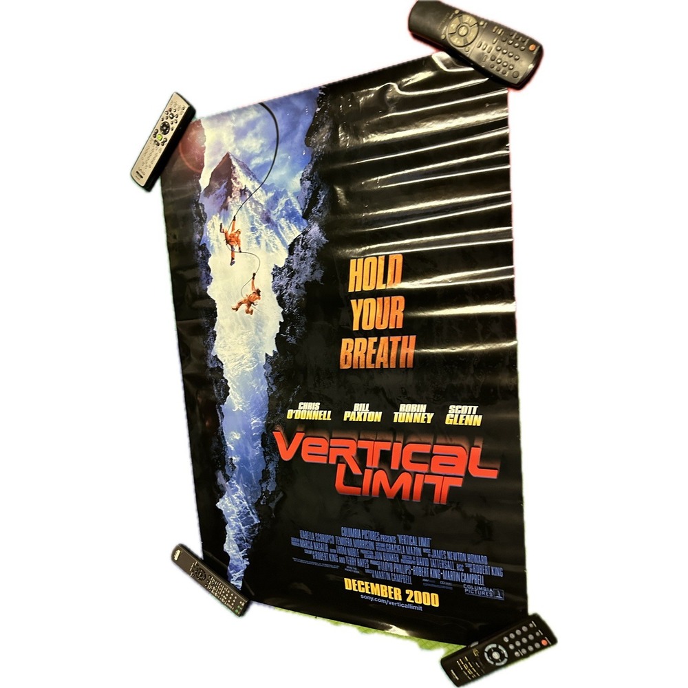 Vertical Limit (2000) Original‎ 27x40 Movie Poster D/S Rolled, Chris O'Donnell